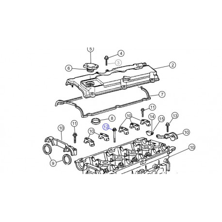 Mopar vis de culasse au detail (06504033)