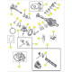kit disques differentiel Cherokee XJ et Wrangler TJ,  YJ