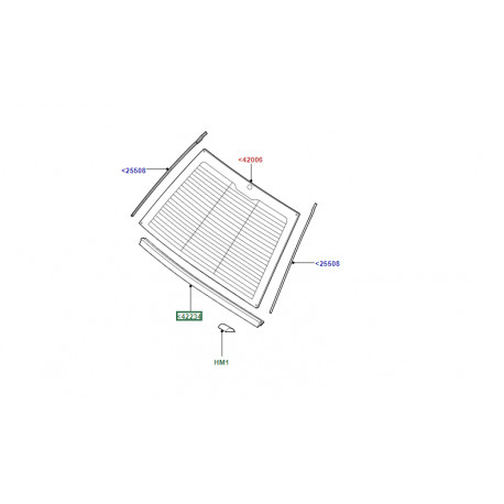 Land rover glace-hayon (LR039066)