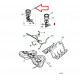bague de retenue S-Type,  X-Type,  XF X250,  XJ6 X350,  XJ6 X358,  XJ8 X308,  XK8
