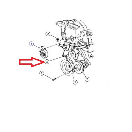 Mopar TEND COUR FIXE (4792581ACPC)