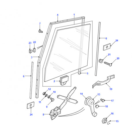 Land rover agrafe voir stc4787 (awr7092)