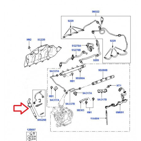 Britpart Injecteur (LR002474EB)