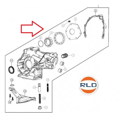 Mopar Pompe a vide RENEGADE (68566637AAPC)