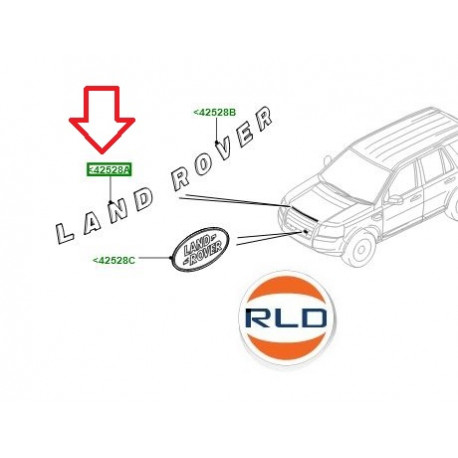 Land rover embleme-plastique (LR002213)