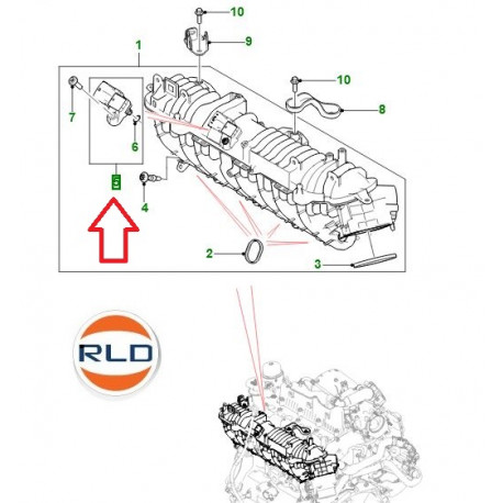 Jaguar capteur de carte F-Pace (AJ813215)