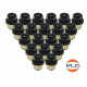Kit ecrous de roue noir