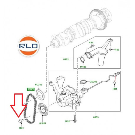 Land rover vis a tete six pans (LR073766lr)