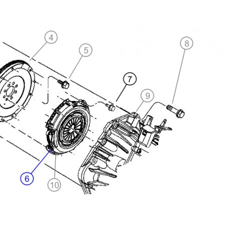 Allmakes 4x4 kit embrayage volant moteur butée (5062150AF)