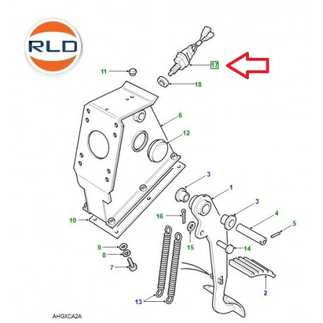 Land rover contact de feu stop Defender 90, 110, 130 (PRC4297)