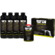 U-POL RAPTOR Kit 4 Bouteilles (noir)  BIS + RAPTOR Pistolet d'Application