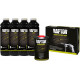 U-POL RAPTOR Kit 4 Bouteilles BLANC + RAPTOR Pistolet d'Application PRO
