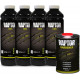 U-POL RAPTOR Kit 4 Bouteilles WHITE + RAPTOR Pistolet d'Application