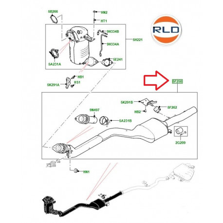 Land rover Catalyseur (LR116740LR)