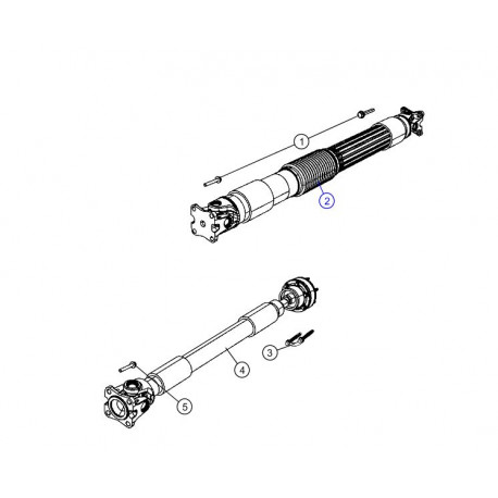 Mopar arbre de transmission Dodge Nitro (52853370AB)