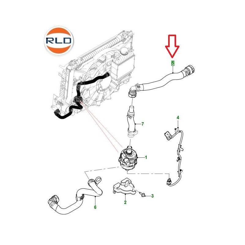 Kit Joints Durite Turbo Et Intercooler Pour BMW Série 3, 5, 7, X3, X5, X6 - Référence 1161779054