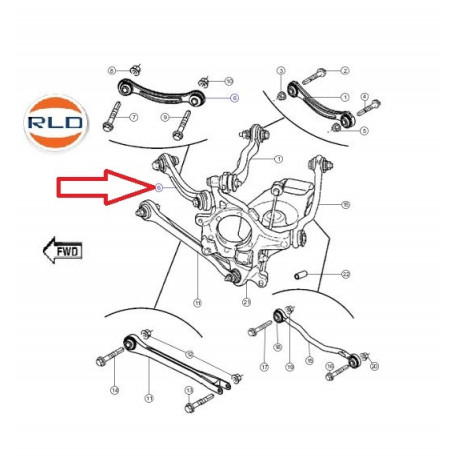 Mopar biellette (68045329AB)