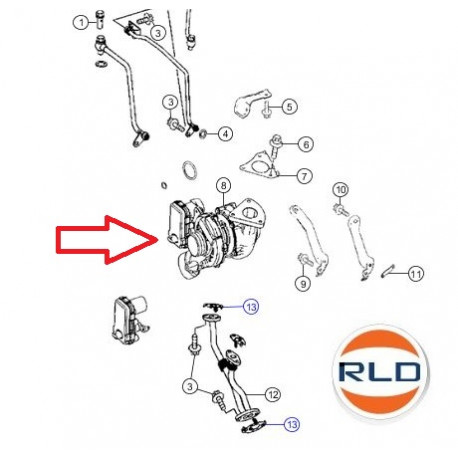 Allmakes 4x4 turbocompresseur COMPASS MK (68150052AB)