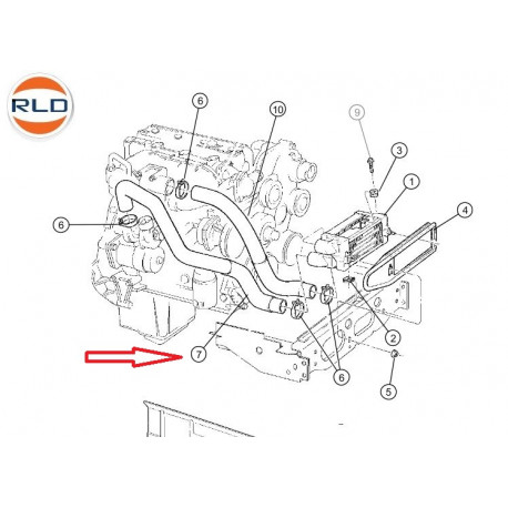 Allmakes 4x4 Durite intercooler XJ cherokee TD (52079581AB)