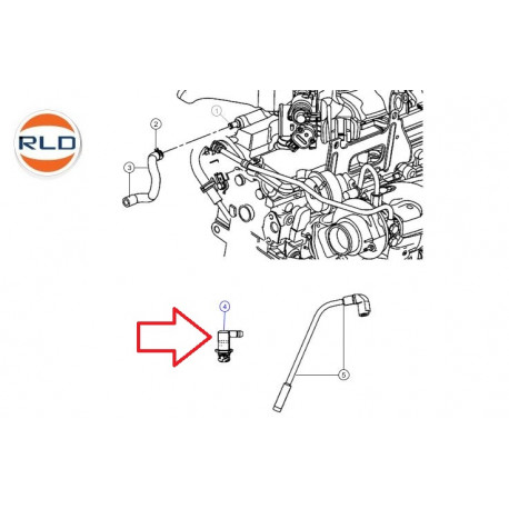 Mopar soupape PCV (04884479AB)