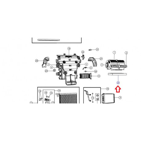 Mopar filtre d habitacle (68260792AB)