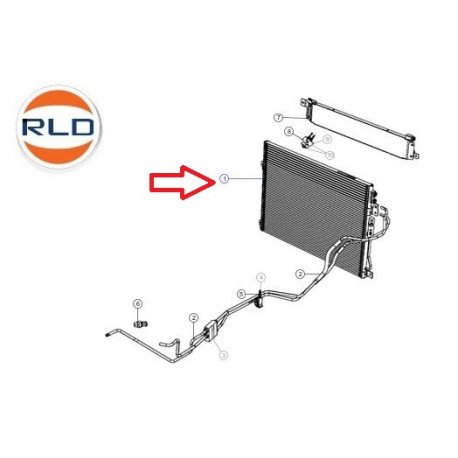 Mopar climatiseur Commander XH,  Commander XK,  Grand Cherokee WH (55116928AA)