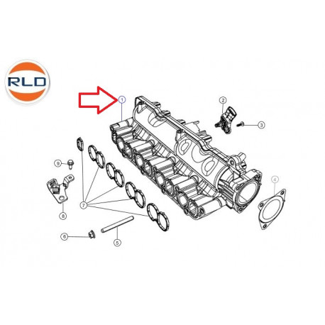 Mopar CONDUIT D'ADMIS (68532037AAPC)