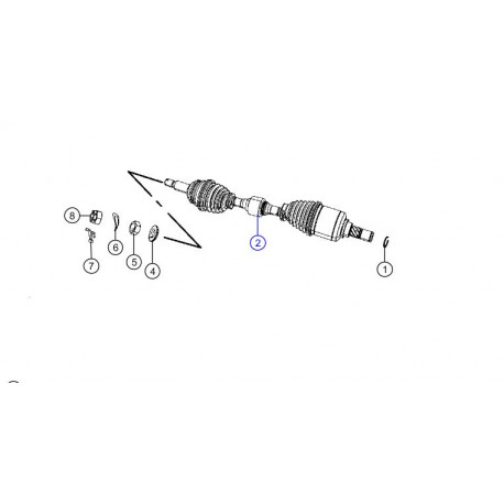 Mopar arbre Dodge Caliber (05085220AE)