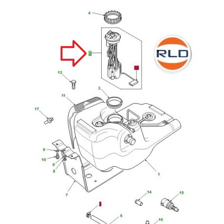 Land rover pompe alimentation et emetteur Range P38 (STC4344)