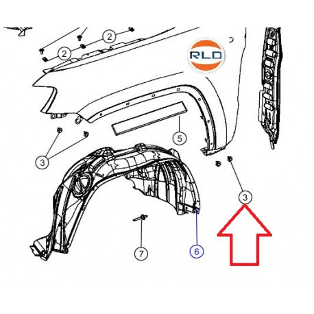 Mopar vis (06503193)