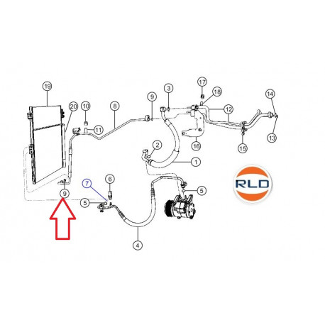 Mopar joint d'etanche (68086125AA)