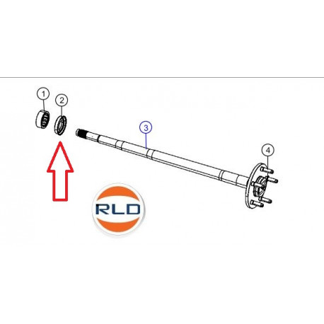 Mopar joint spy 43.3mm Dodge Nitro (52111198AB)