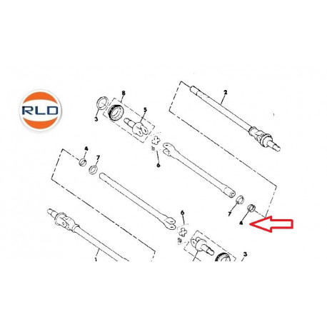 Mopar joint d'etanche Cherokee XJ (04874477)