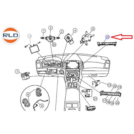 Mopar interrupteur (56050773AD)