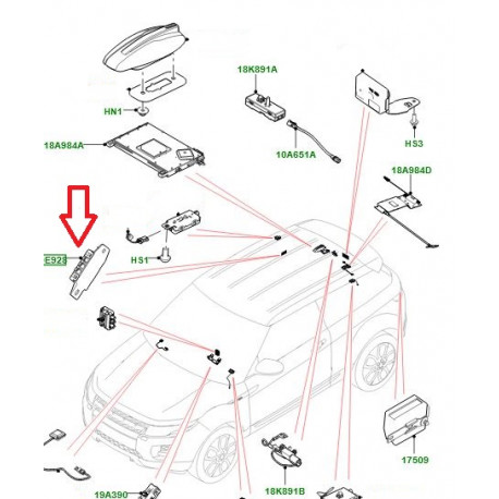 Land rover BOITE DE BRANCHEMENT (LR114132LR)