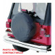 housse roue secours diam 68-73cm noire brillant Wrangler TJ,  YJ