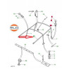 Barre connexion arceau capote