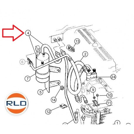 Allmakes 4x4 Deshydrateur de climatisation (0233568)