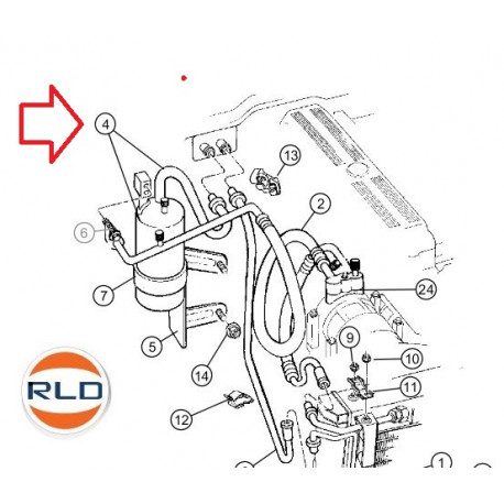 Allmakes 4x4 Deshydrateur de climatisation xj (RD10054C)