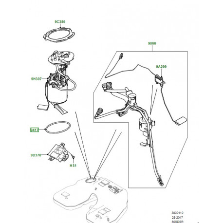 Land rover transmetteur et pompe Range L405,  Sport (LR101793)