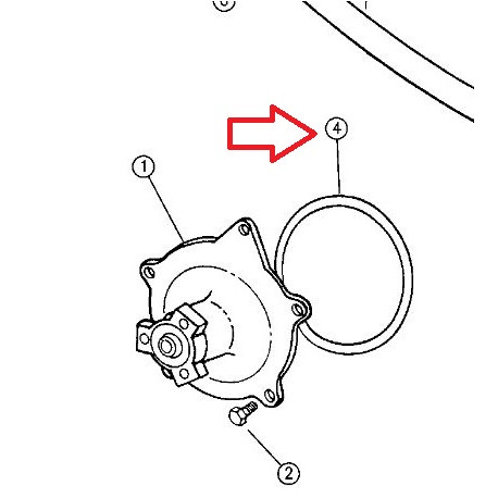 Mopar joint d'etanche (04659430AB)