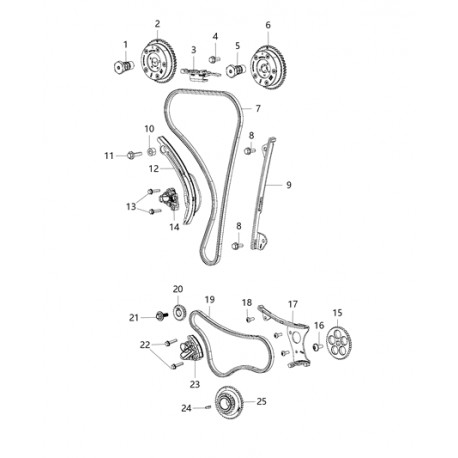 Mopar chaine de distribution secondaire (04893699AA)