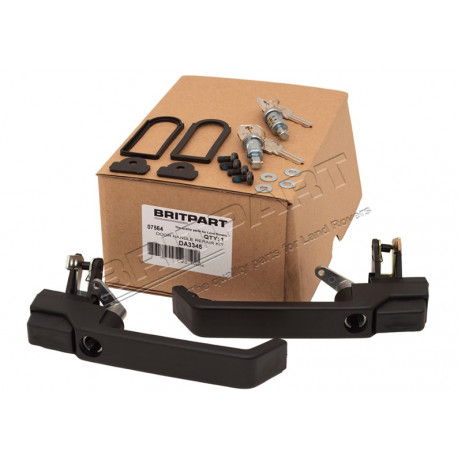 Britpart Kit poignee et serrure avant DEFENDER (DA3345)