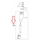 Amortisseur avant gauche Climat chaud Range L322