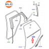 lecheur vitre arriere gauche interieur