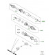 arbre de roue gauche Range Sport