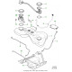 assemblage emetteur et tuyau de sortie S-Type,  XF X250,  XJ6 X350,  XJ6 X358,  XJ8 X308