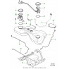 assemblage emetteur et tuyau de sortie S-Type,  XF X250,  XJ6 X350,  XJ6 X358,  XJ8 X308