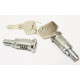 kit 2 barillets avec 2 cles