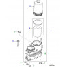 joint d'adaptateur de refroidisseur d'huile S-Type,  XF X250,  XJ6 X350